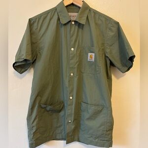 Carhartt Olive Button-Up Shirt